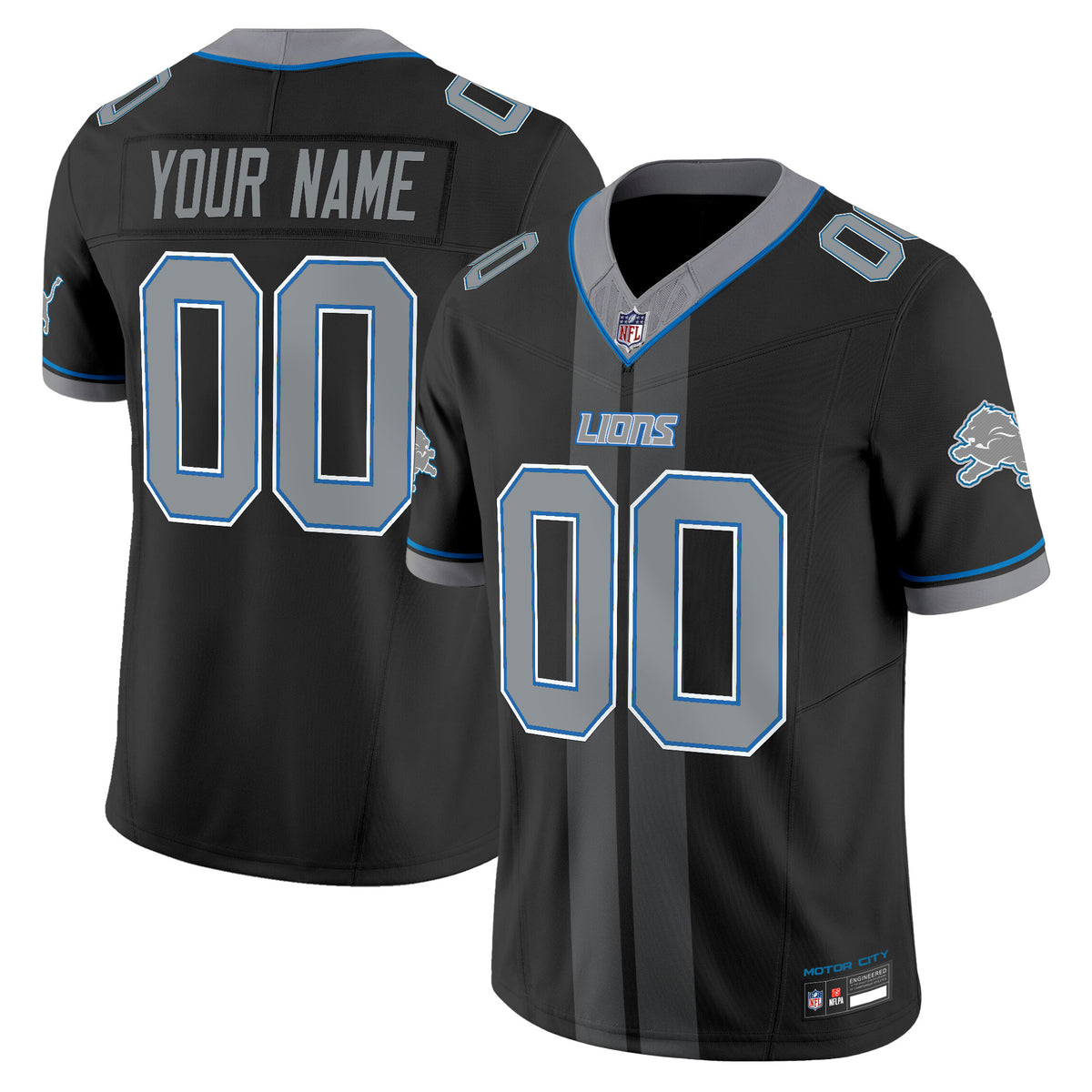 Detroit Lions 'Motor City Racing Edition' Vapor Limited Custom Jersey - All Stitched