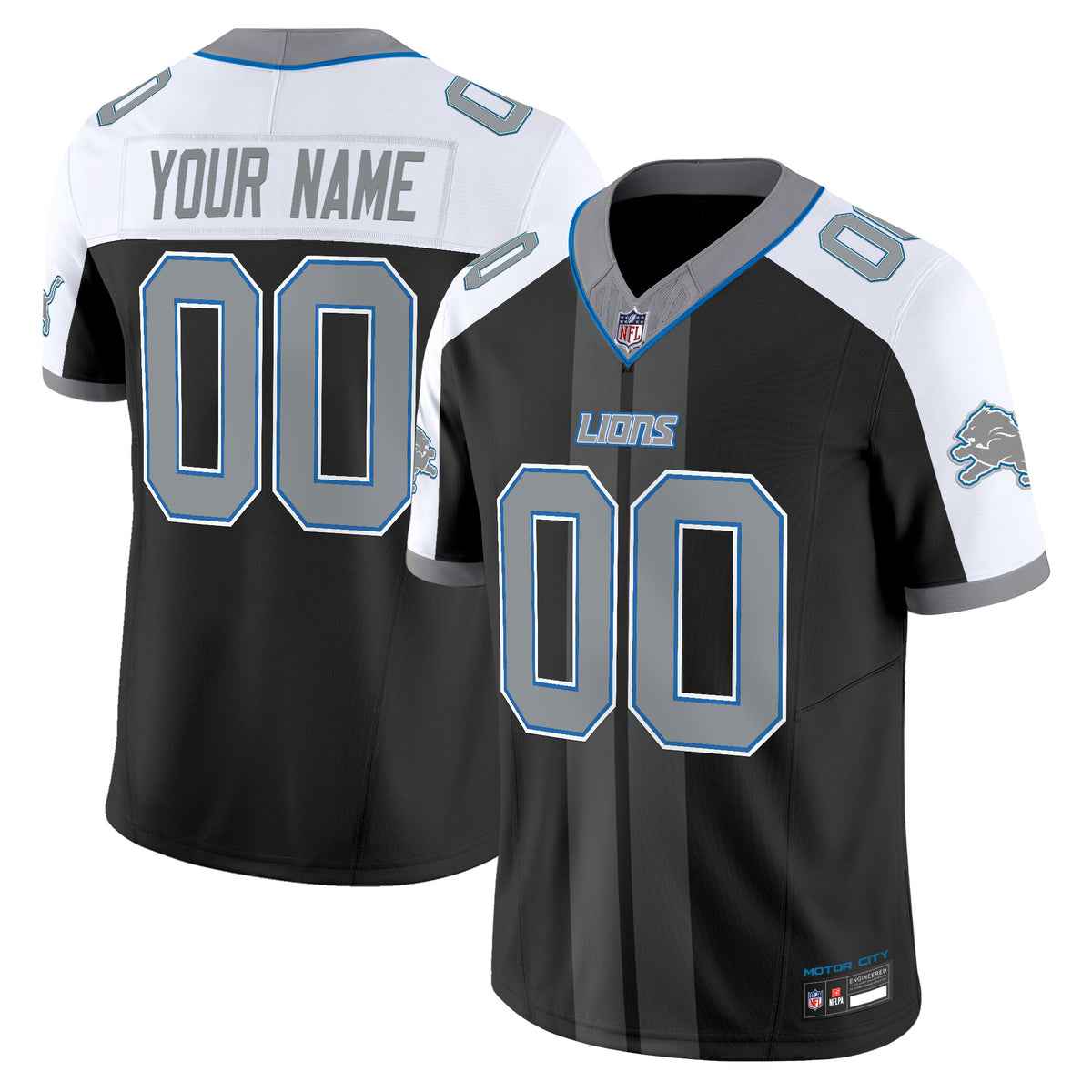 Detroit Lions 'Motor City Racing Edition' Vapor Limited Custom Jersey - All Stitched