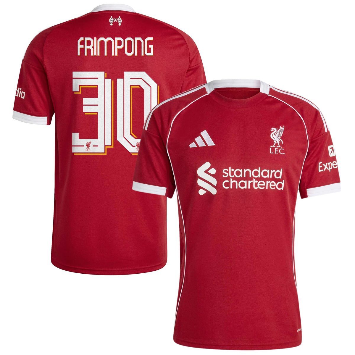 Liverpool FC 2025/26 Home Kit Jersey