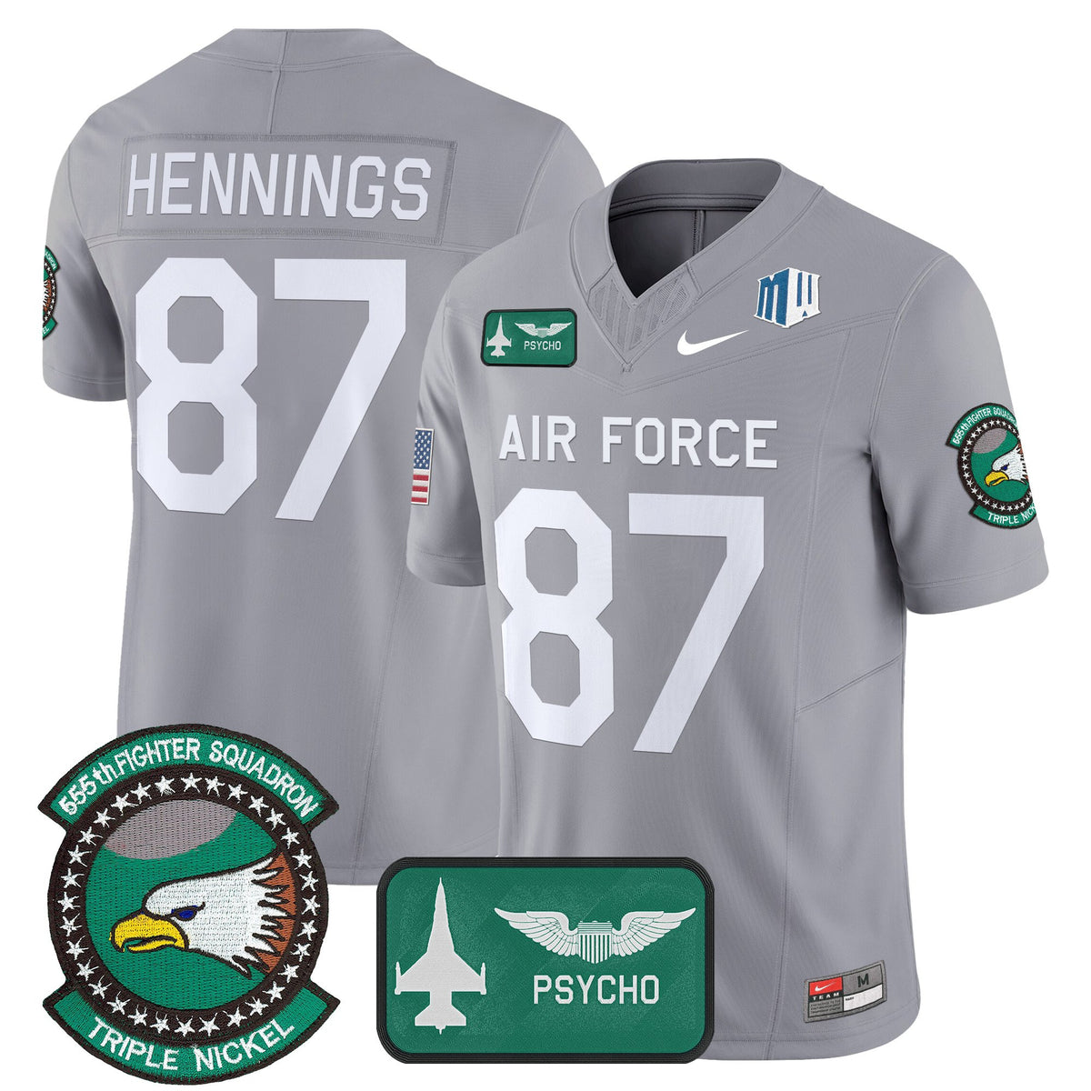 Men's Air Force Falcons 2025 'Air Power Legacy Series' Vapor Limited Jersey - All Stitched
