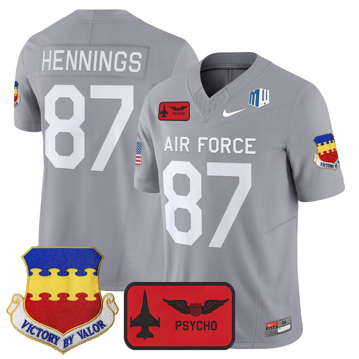 Men's Air Force Falcons 2025 'Air Power Legacy Series' Vapor Limited Jersey - All Stitched