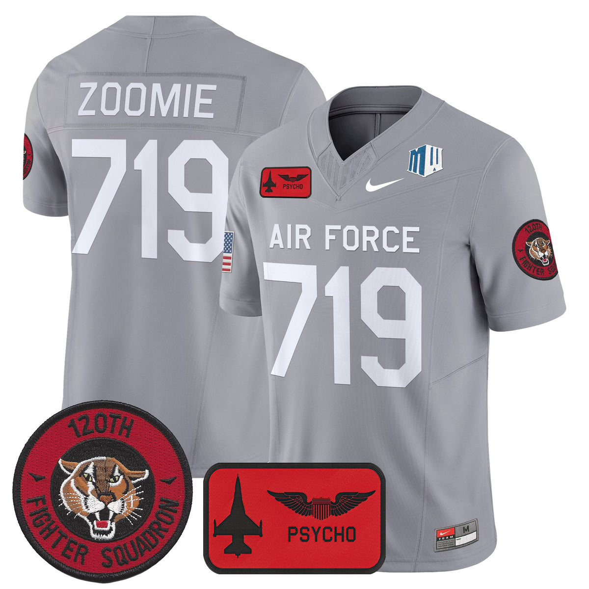 Men's Air Force Falcons 2025 'Air Power Legacy Series' Vapor Limited Jersey - All Stitched