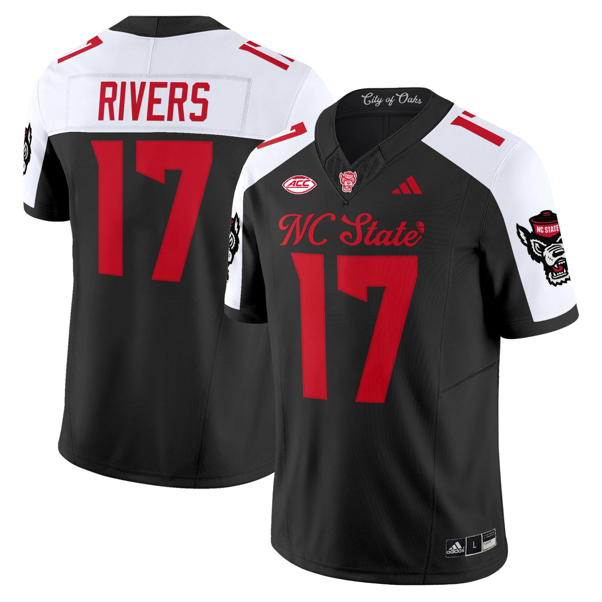 Men's NC State Wolfpack 'City of Oaks' Vapor Limited Jersey - All Stitched