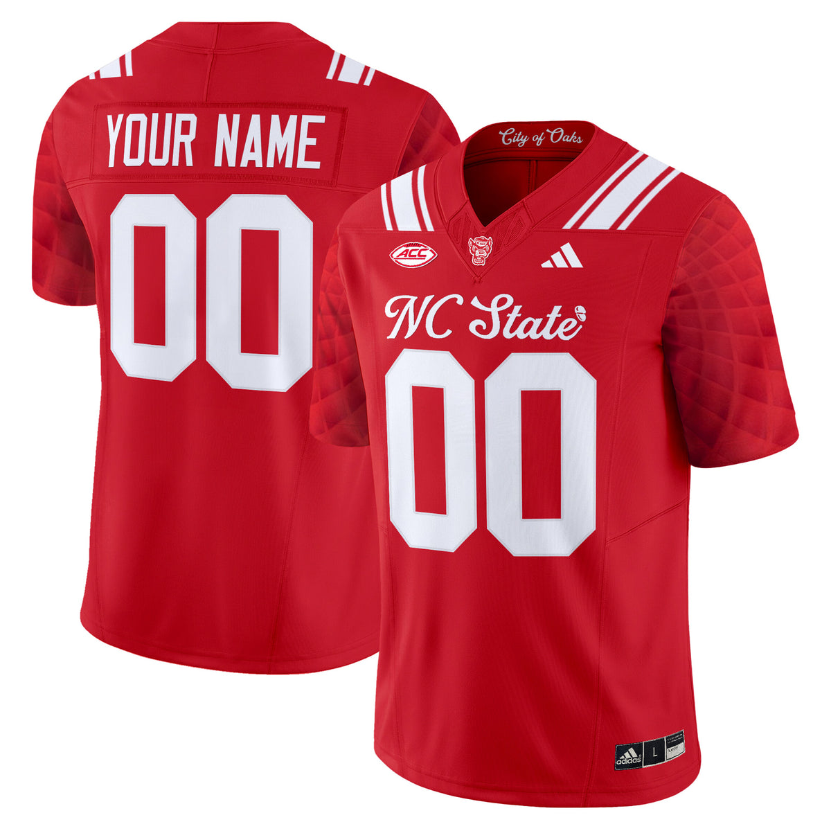NC State Wolfpack 'City of Oaks' Vapor Limited Custom Jersey - All Stitched