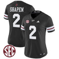 Women's Mississippi State Bulldogs 'Dark Mode' Vapor Limited Jersey - All Stitched