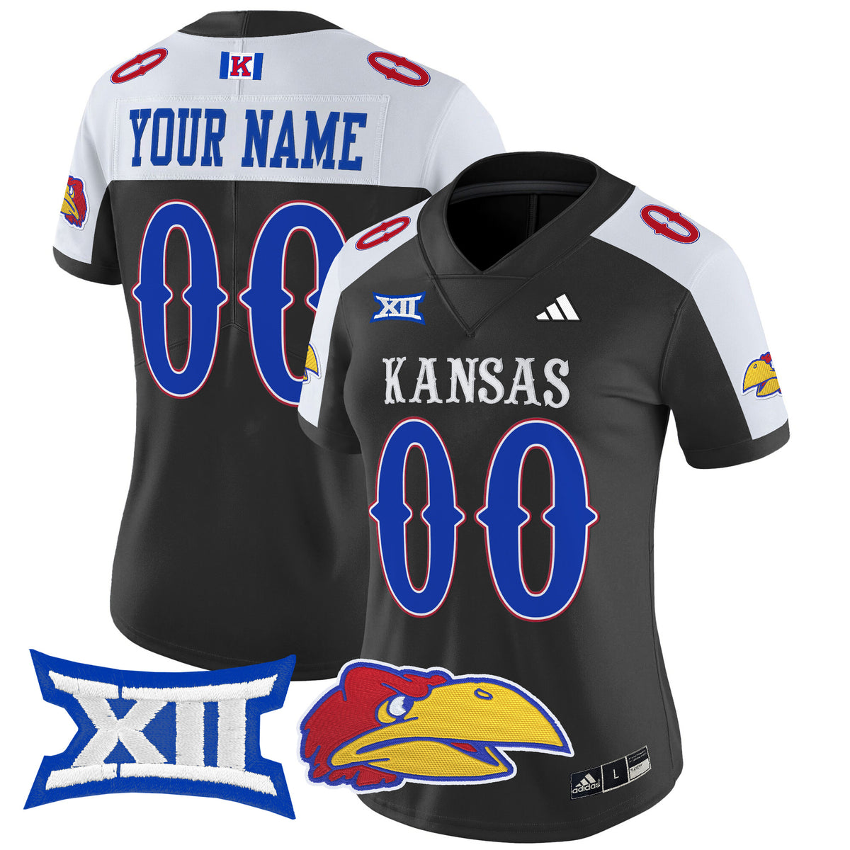 Kansas Jayhawks 2025 Vapor Limited Custom Jersey - All Stitched