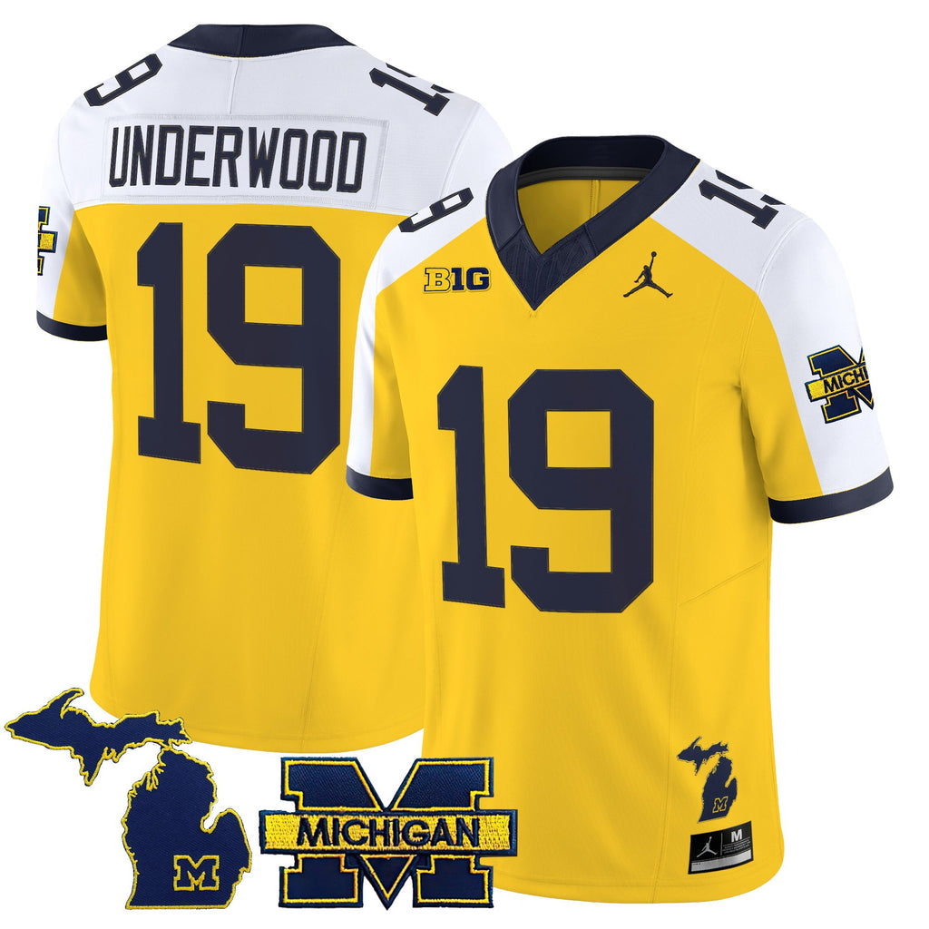 Men's Michigan Wolverines 2025 Vapor Limited Jersey V2 - All Stitched
