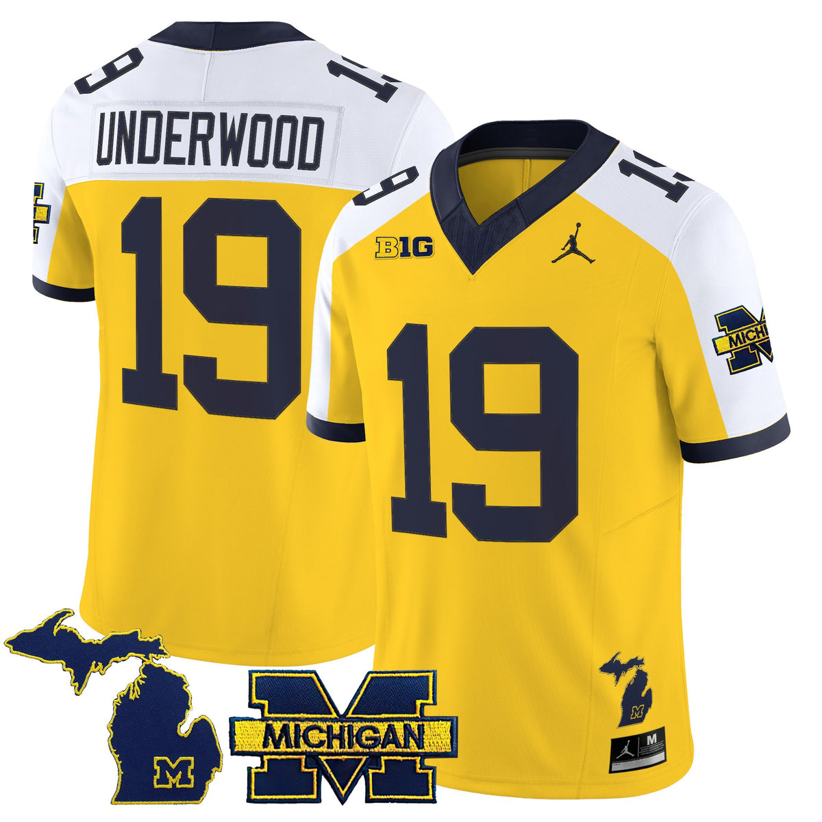 Men's Michigan Wolverines 2025 Vapor Limited Jersey V2 - All Stitched