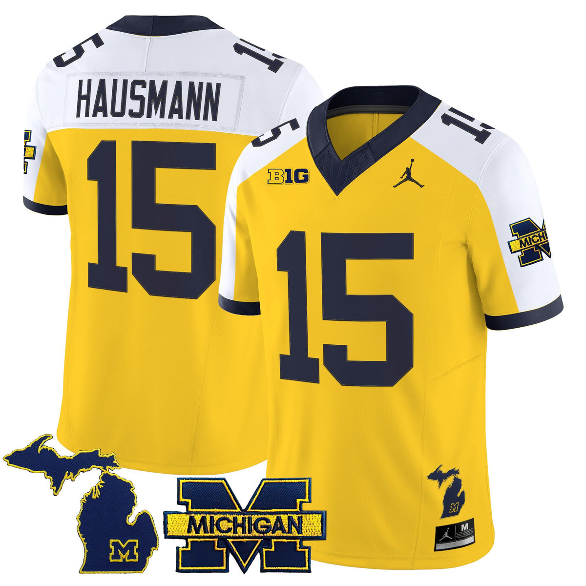 Men's Michigan Wolverines 2025 Vapor Limited Jersey V2 - All Stitched
