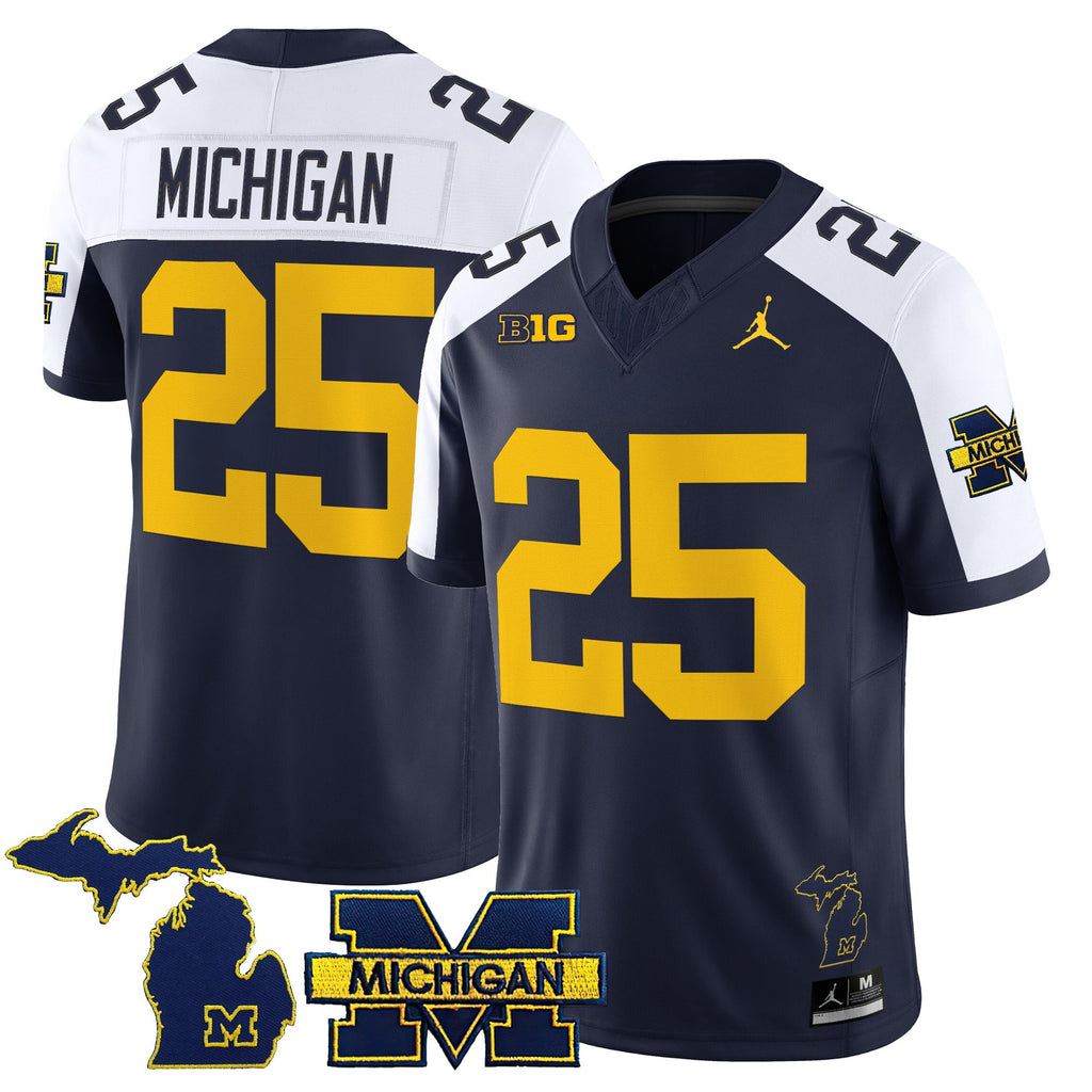 Men's Michigan Wolverines 2025 Vapor Limited Jersey V2 - All Stitched