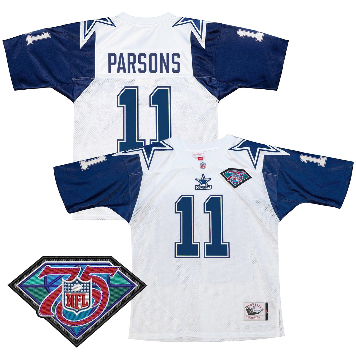 Men's Dallas Cowboys Throwback Player Jersey - All Stitched