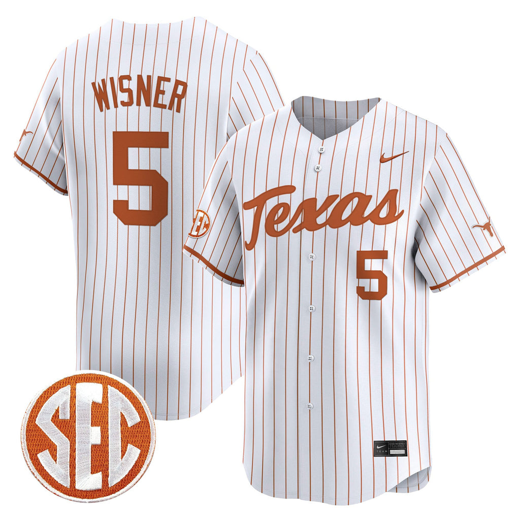 Men's Texas Longhorns 2025 Vapor Baseball Jersey - All Stitched