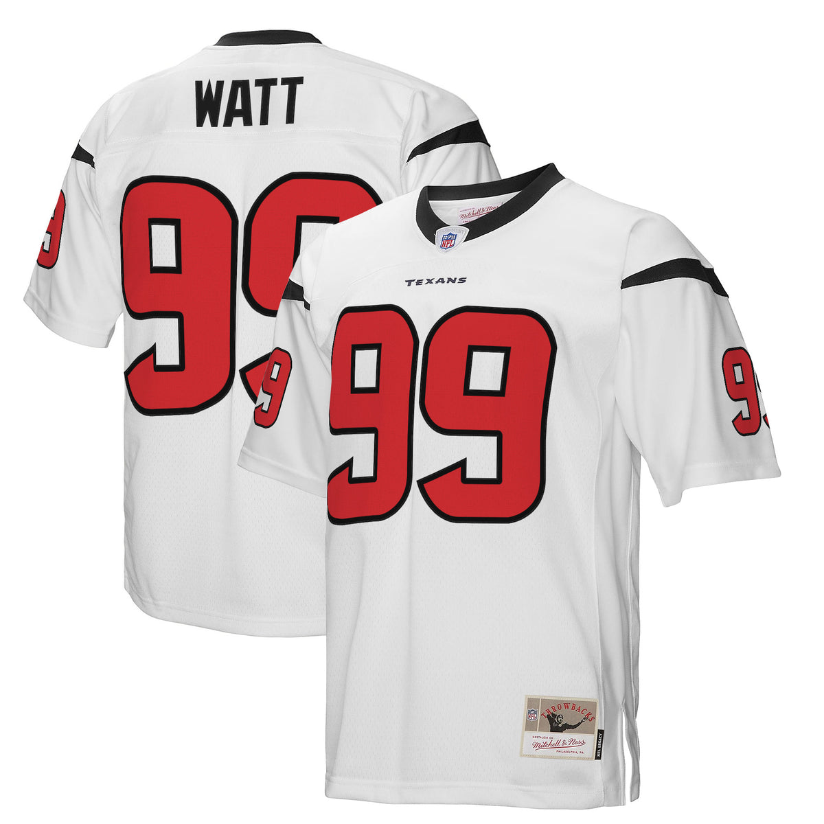 Houston Texans Throwback Legacy Jersey - All Stitched