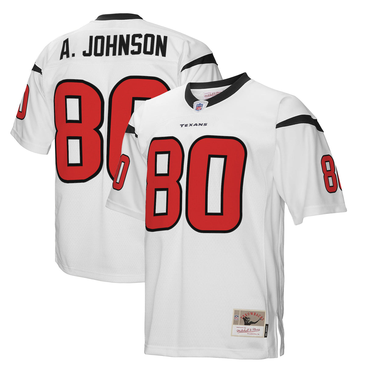 Houston Texans Throwback Legacy Jersey - All Stitched