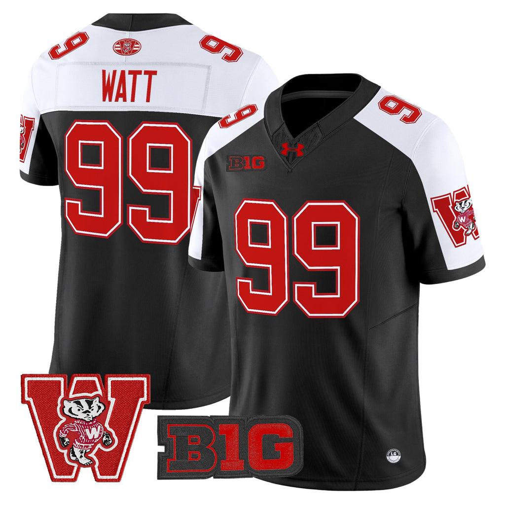 Men's Wisconsin Badgers Throwback Vapor Limited Jersey - All Stitched