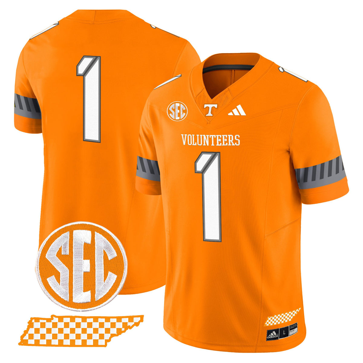 Men's Tennessee Volunteers 2025 'Smokey Grey Series' Vapor Limited Jersey V3 - All Stitched