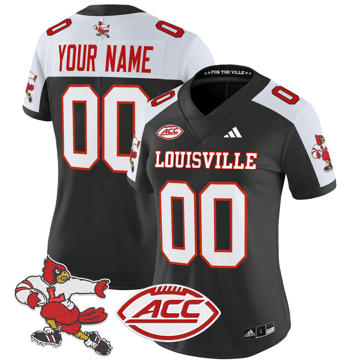 Louisville Cardinals '1980s Throwback' Vapor Limited Custom Jersey - All Stitched