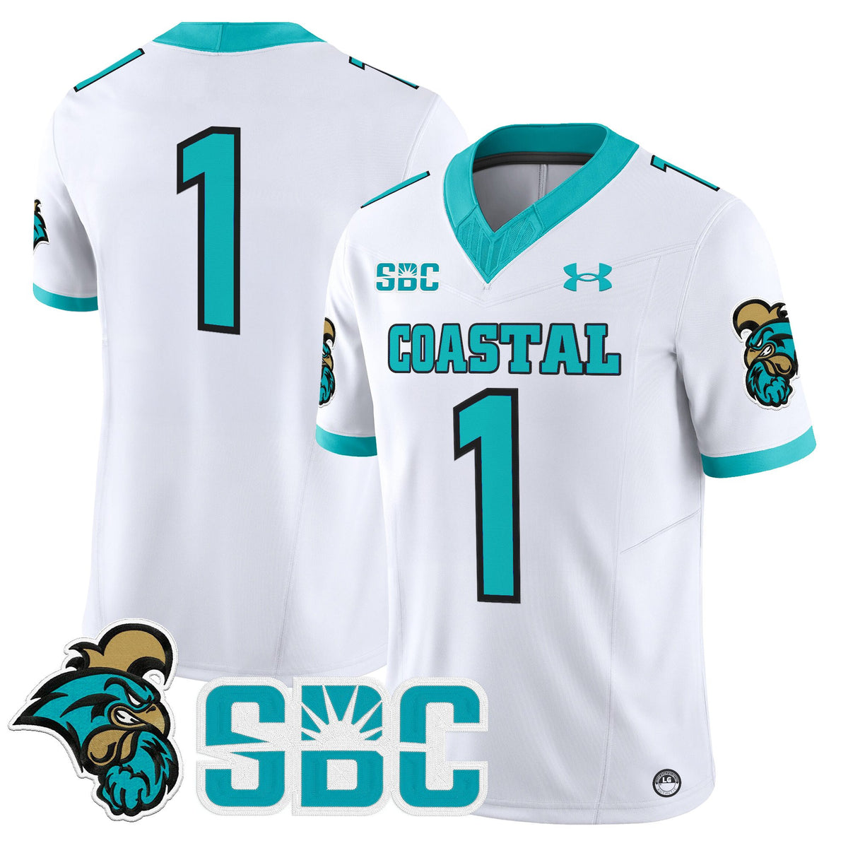 Men's Coastal Carolina Chanticleers 2025 Vapor Limited Jersey - All Stitched