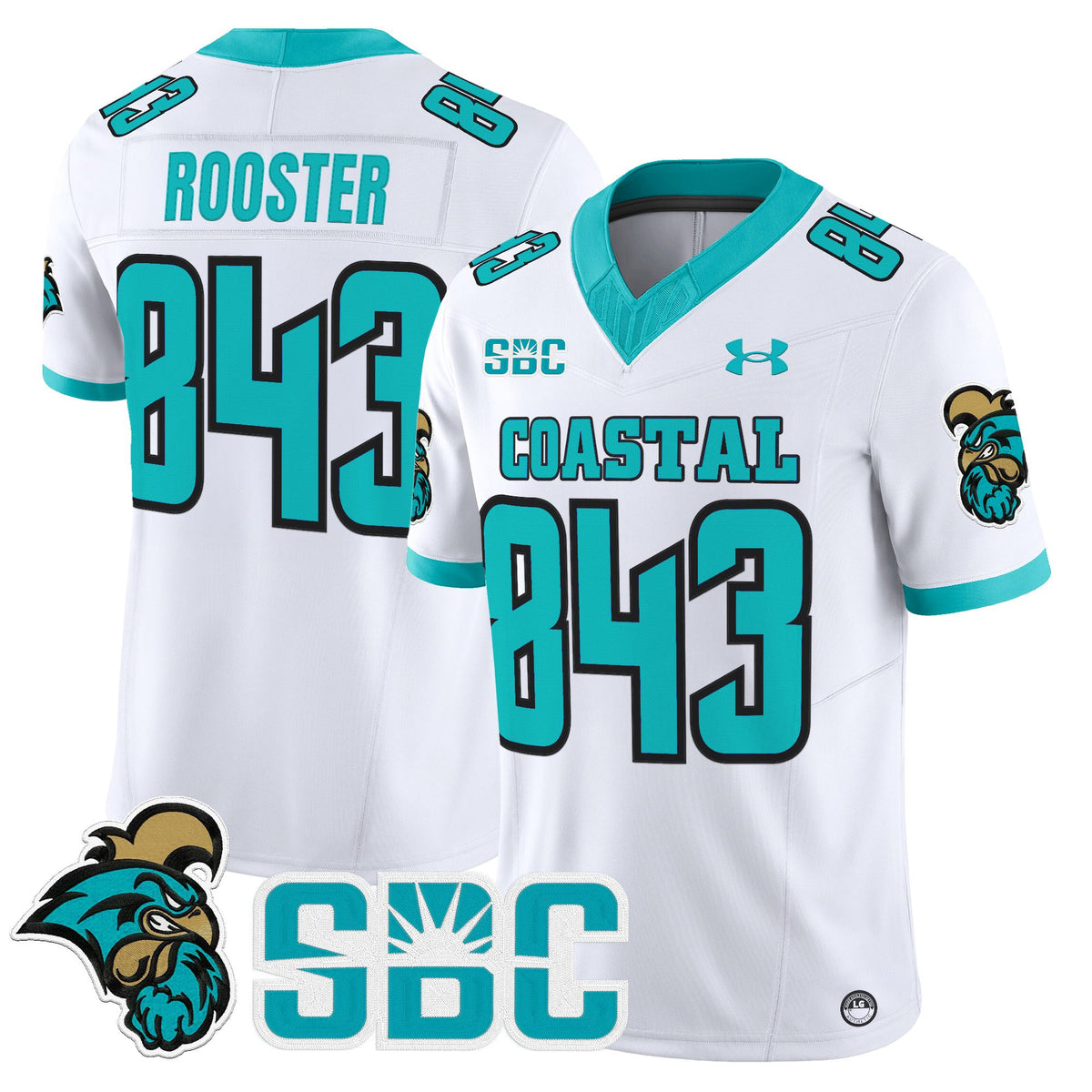 Men's Coastal Carolina Chanticleers 2025 Vapor Limited Jersey - All Stitched
