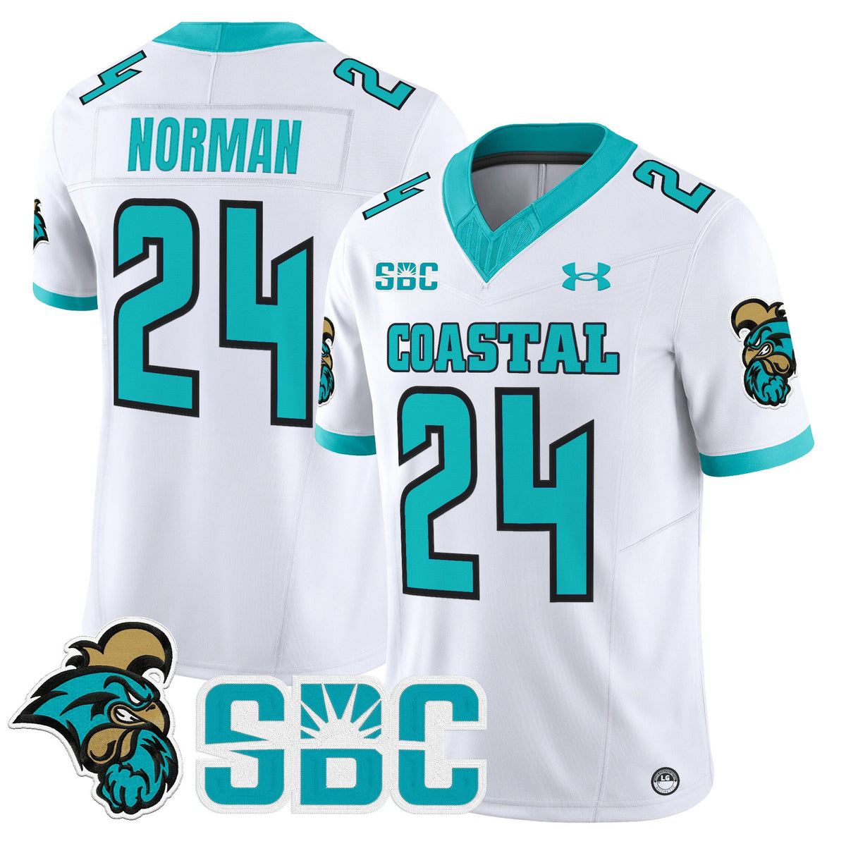 Men's Coastal Carolina Chanticleers 2025 Vapor Limited Jersey - All Stitched