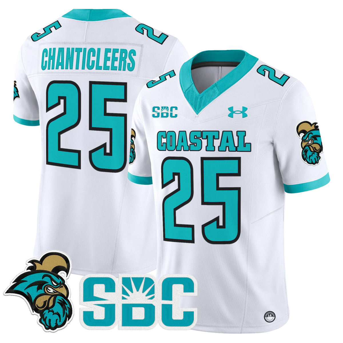 Men's Coastal Carolina Chanticleers 2025 Vapor Limited Jersey - All Stitched