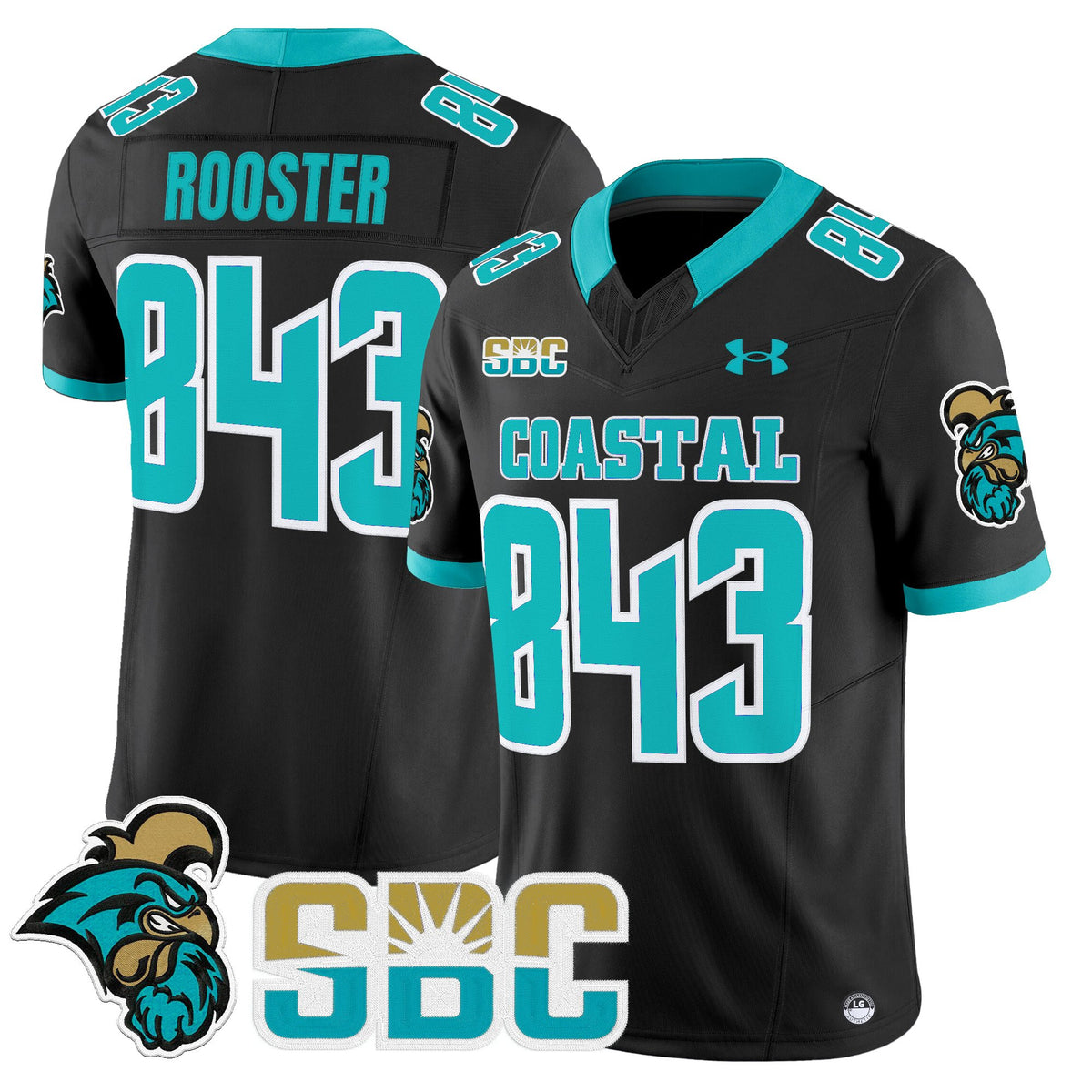 Men's Coastal Carolina Chanticleers 2025 Vapor Limited Jersey - All Stitched