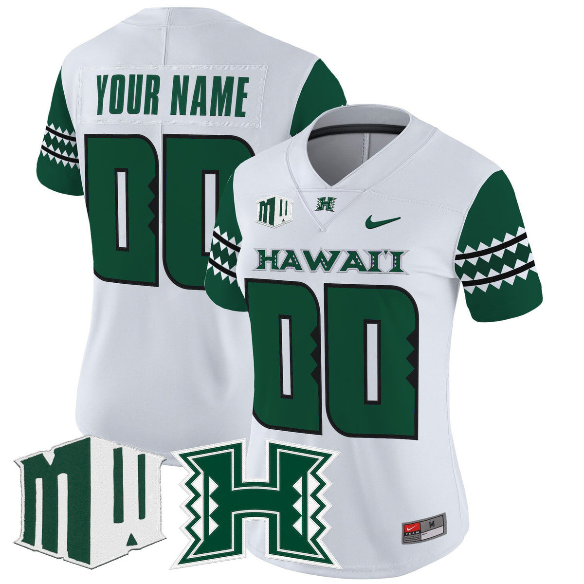 Hawai'i Rainbow Warriors 2025 Vapor Limited Custom Jersey - All Stitched