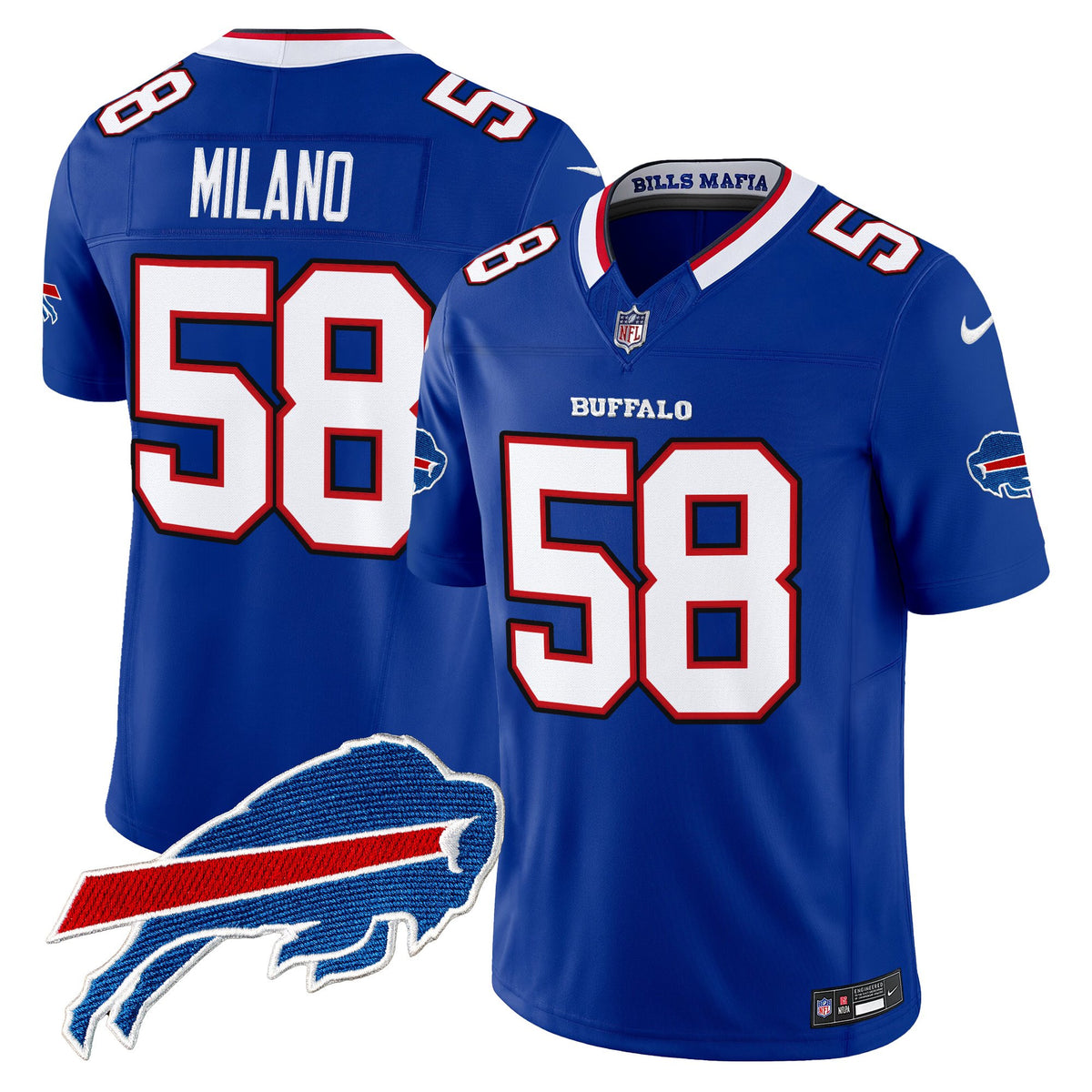 Men's Buffalo Bills 2025 "Rivalries" Vapor Limited Jersey - All Stitched