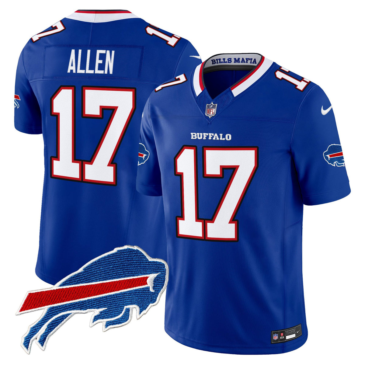 Men's Buffalo Bills 2025 "Rivalries" Vapor Limited Jersey - All Stitched