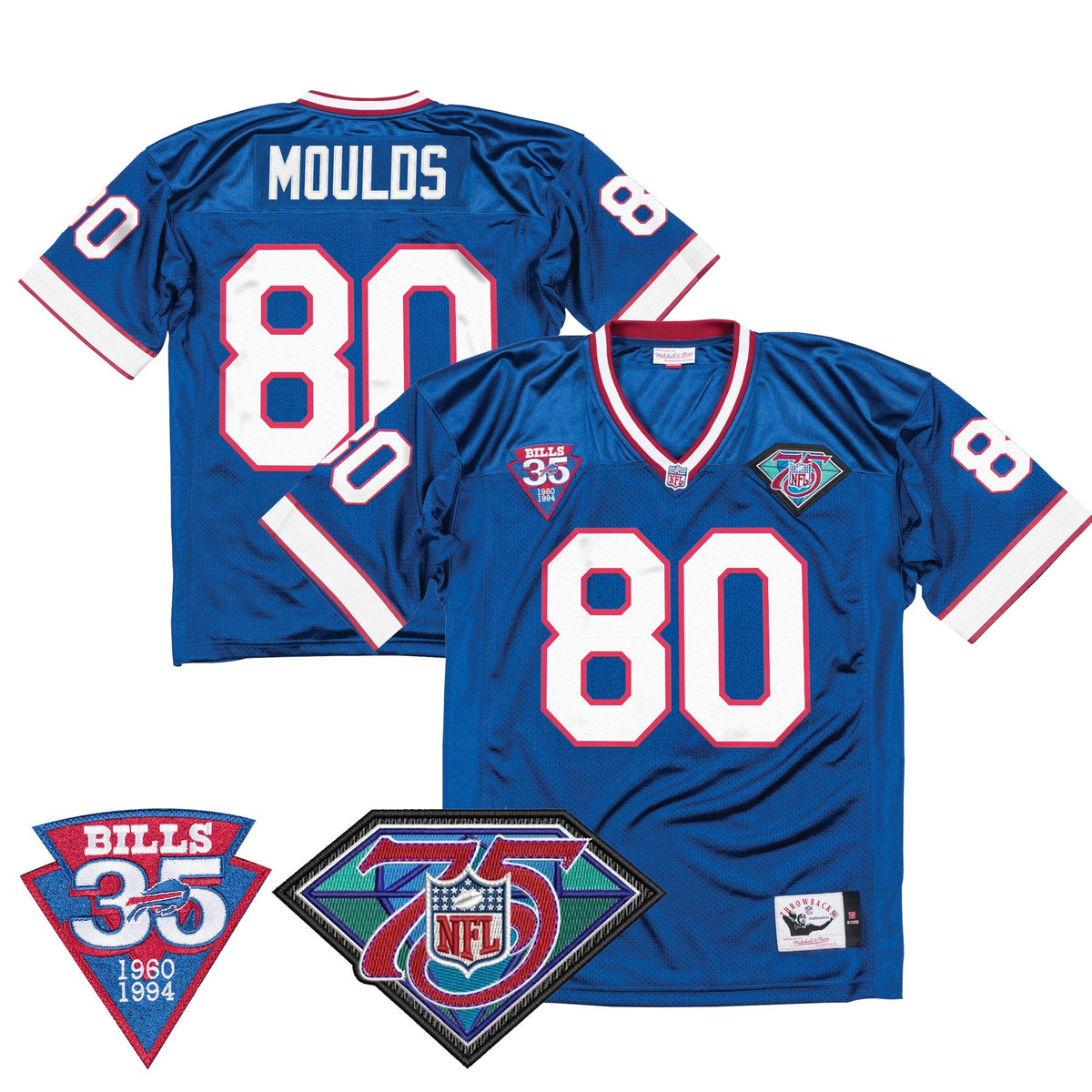 Men's Buffalo Bills Throwback Player Jersey - All Stitched