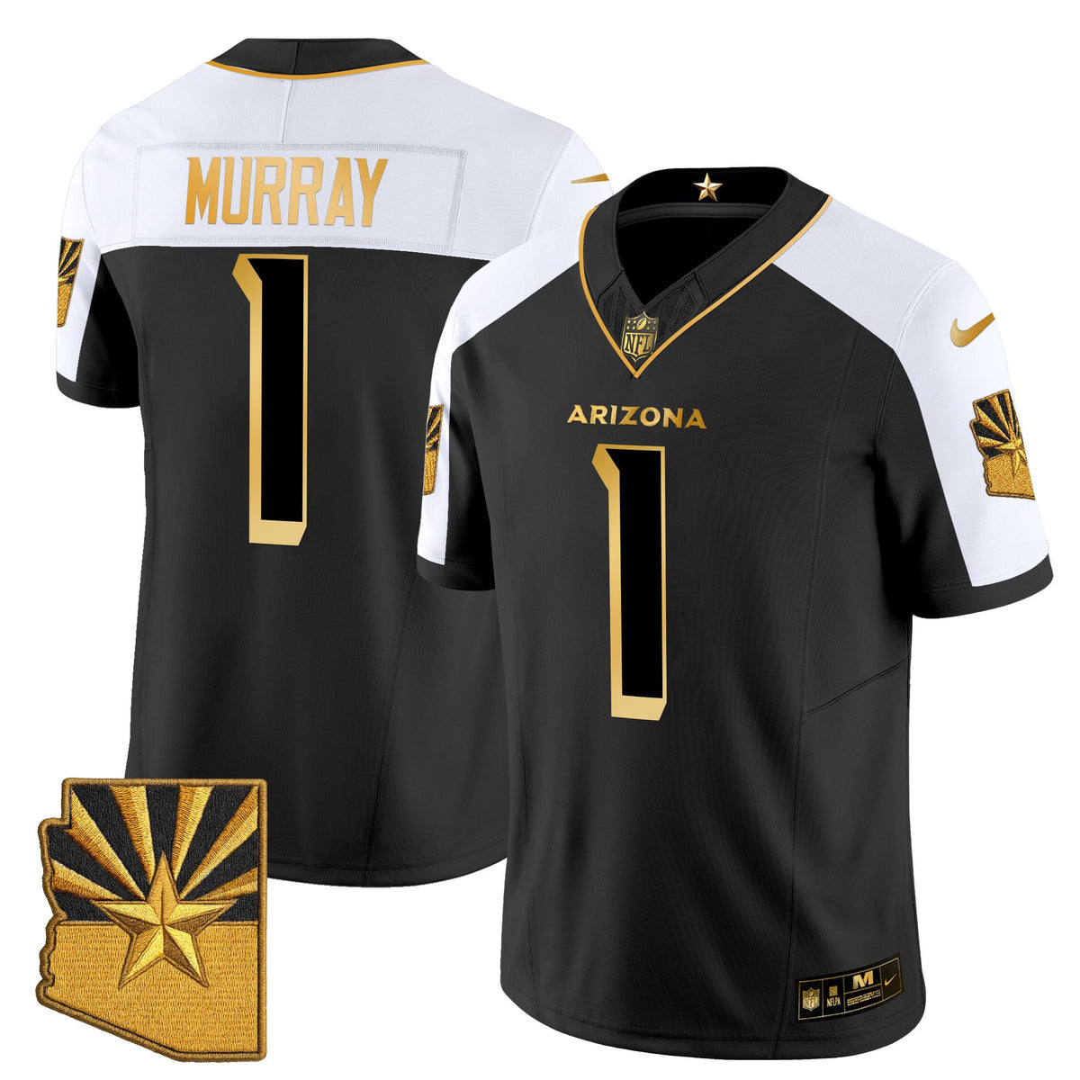 Men's Arizona Cardinals 2025 "Rivalries" Gold Vapor Limited Jersey - All Stitched
