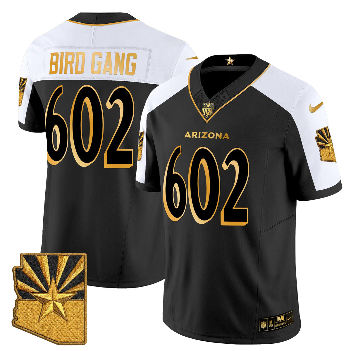 Men's Arizona Cardinals 2025 "Rivalries" Gold Vapor Limited Jersey - All Stitched