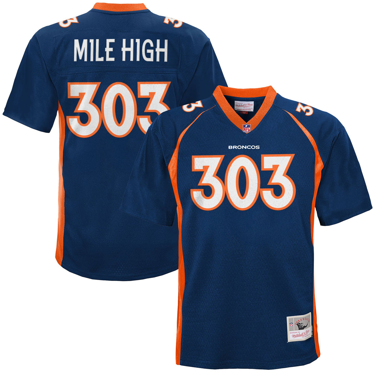 Men's Denver Broncos Throwback Player Jersey - All Stitched