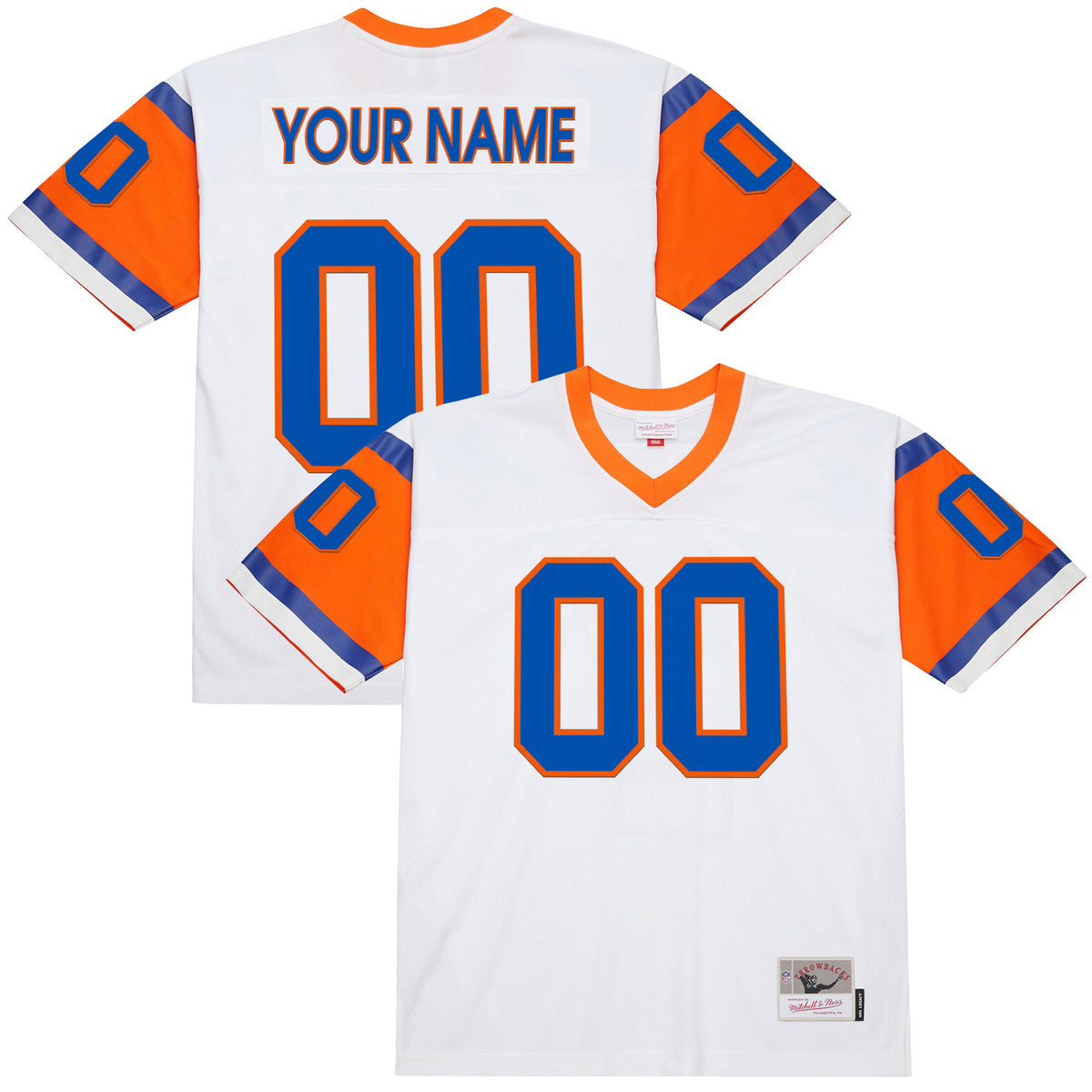 Denver Broncos Throwback Custom Jersey - All Stitched