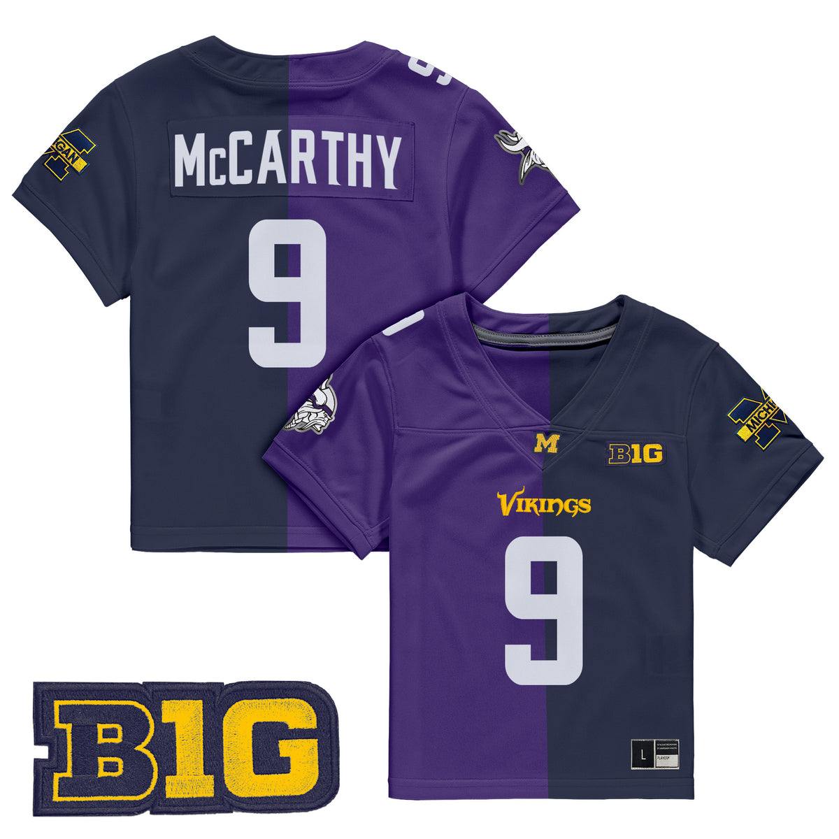 J.J. McCarthy Split Vapor Limited Jersey - All Stitched