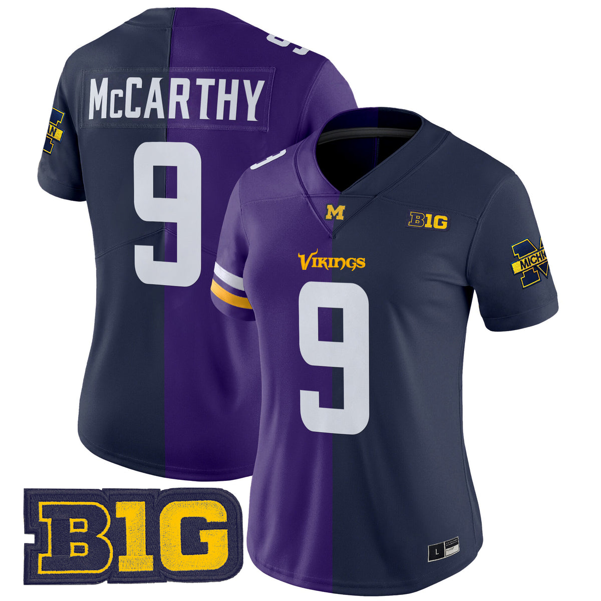 J.J. McCarthy Split Vapor Limited Jersey - All Stitched