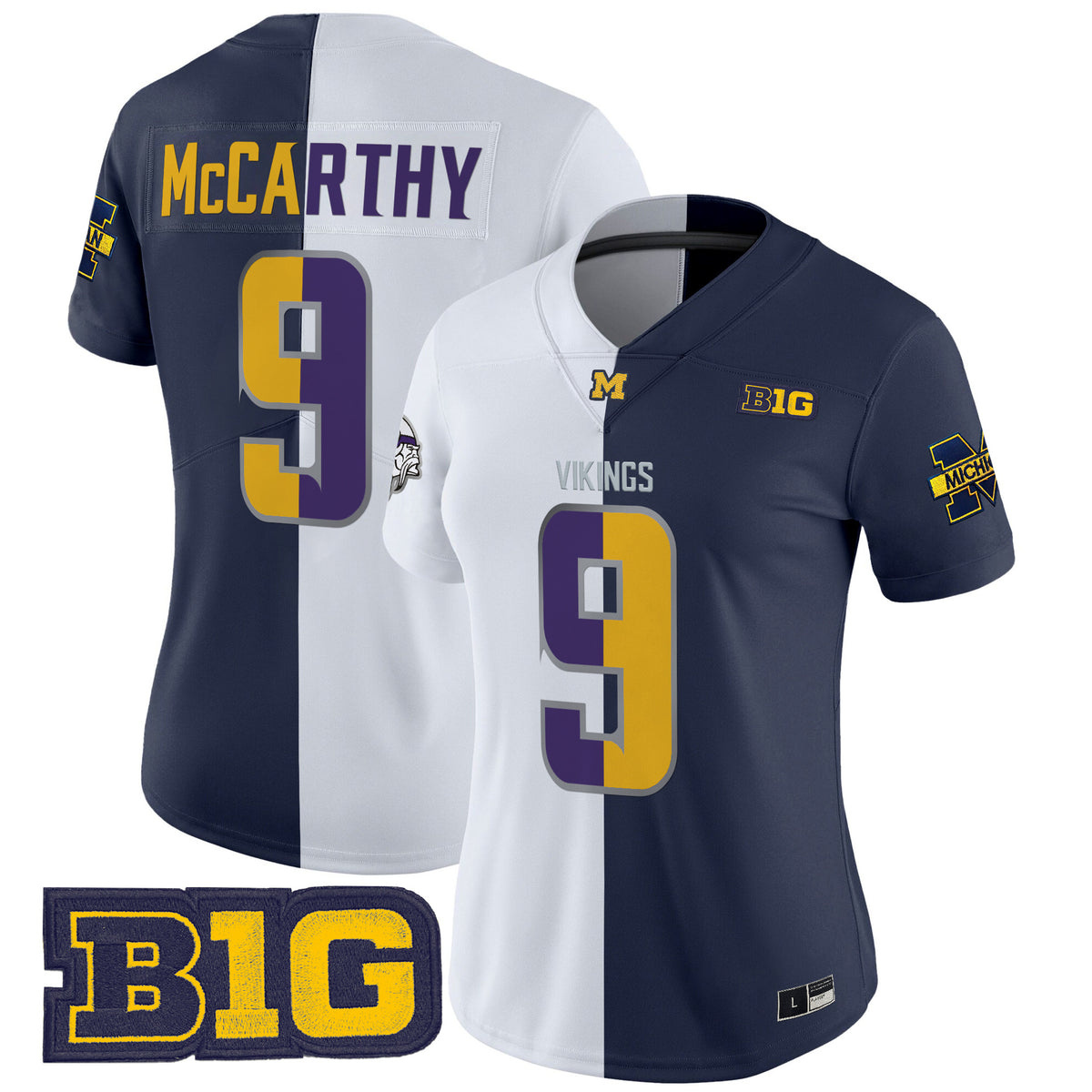 J.J. McCarthy Split Vapor Limited Jersey - All Stitched