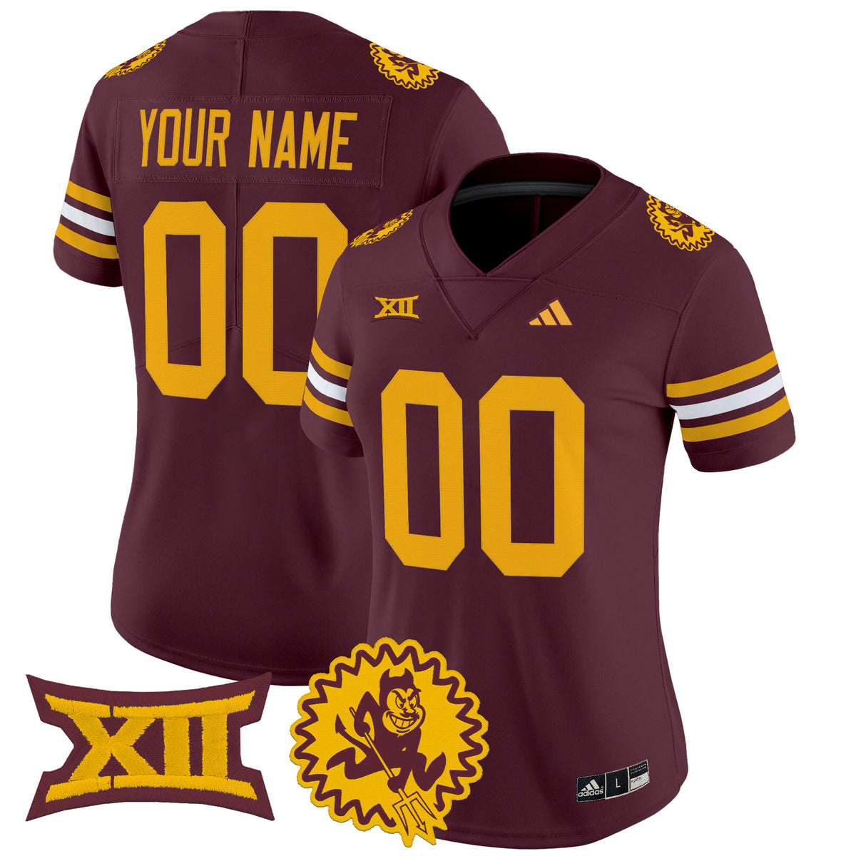 Arizona State Sun Devils 1975 Throwback Vapor Limited Custom Jersey - All Stitched