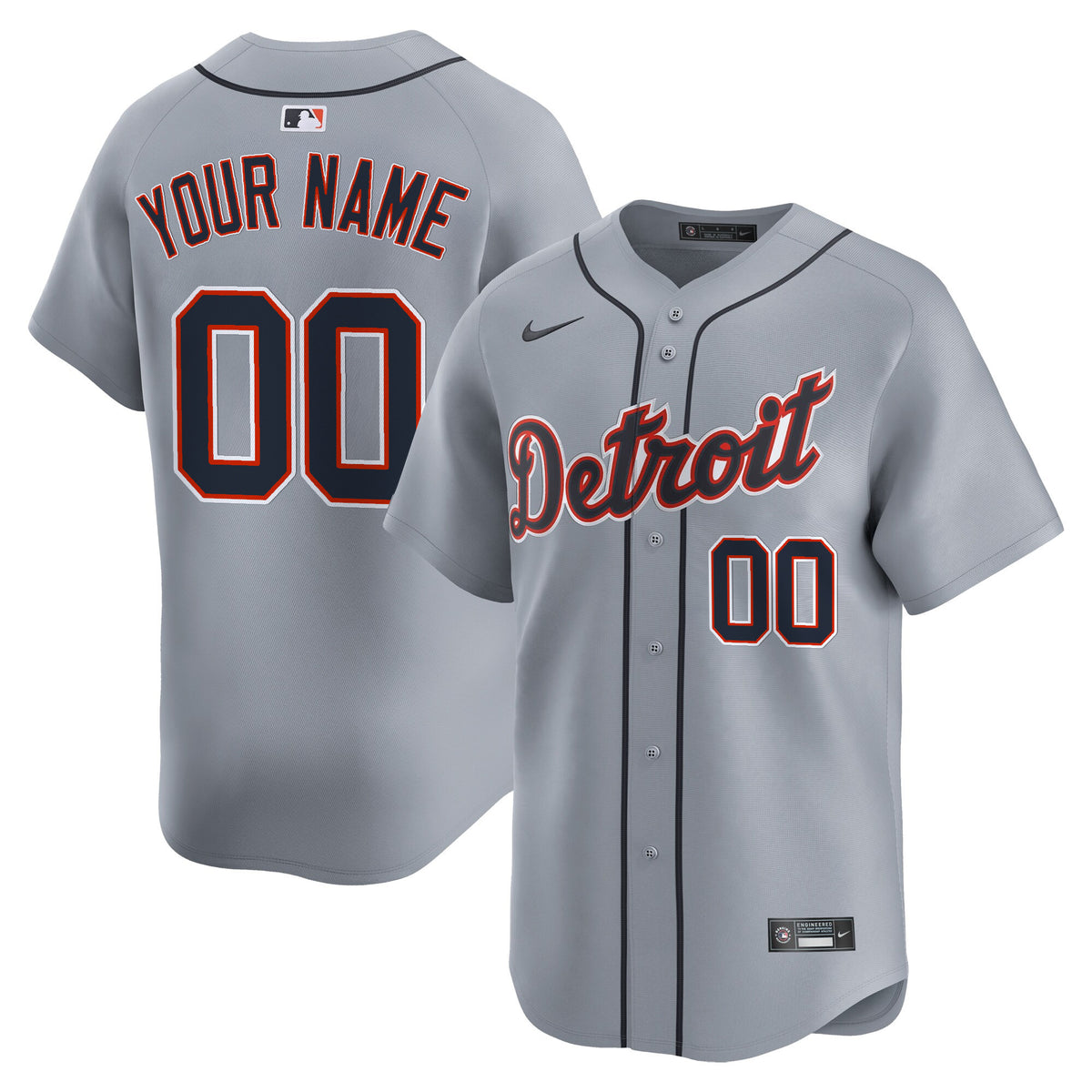 Detroit Tigers 2025 Vapor Premier Limited Custom Jersey - All Stitched