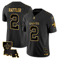 Men's New Orleans Saints 2025 Gold Vapor Limited Jersey - All Stitched