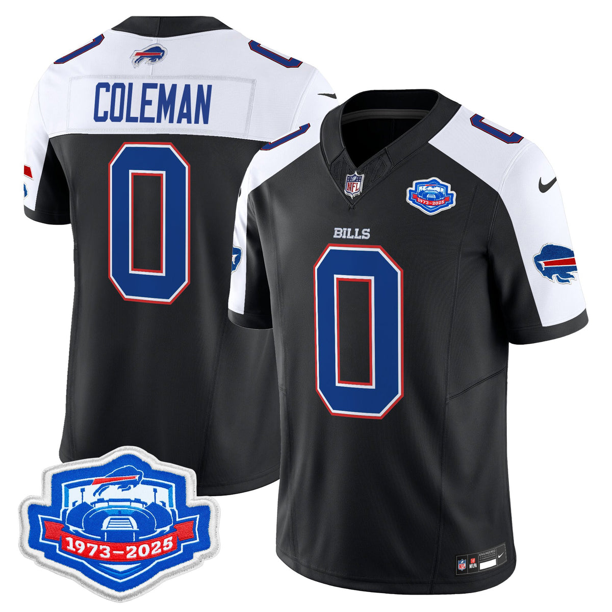 Men's Buffalo Bills 2025 Farewell Season Patch Vapor Limited Jersey - All Stitched