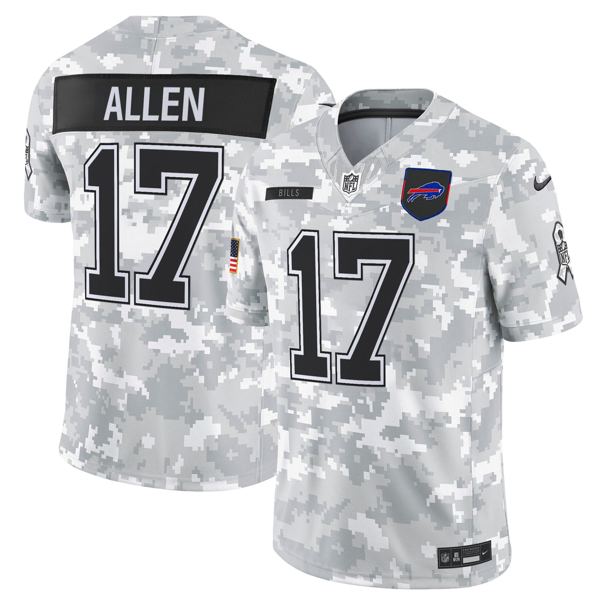 Men's Buffalo Bills 2025 Salute to Service Vapor Limited Jersey - All Stitched