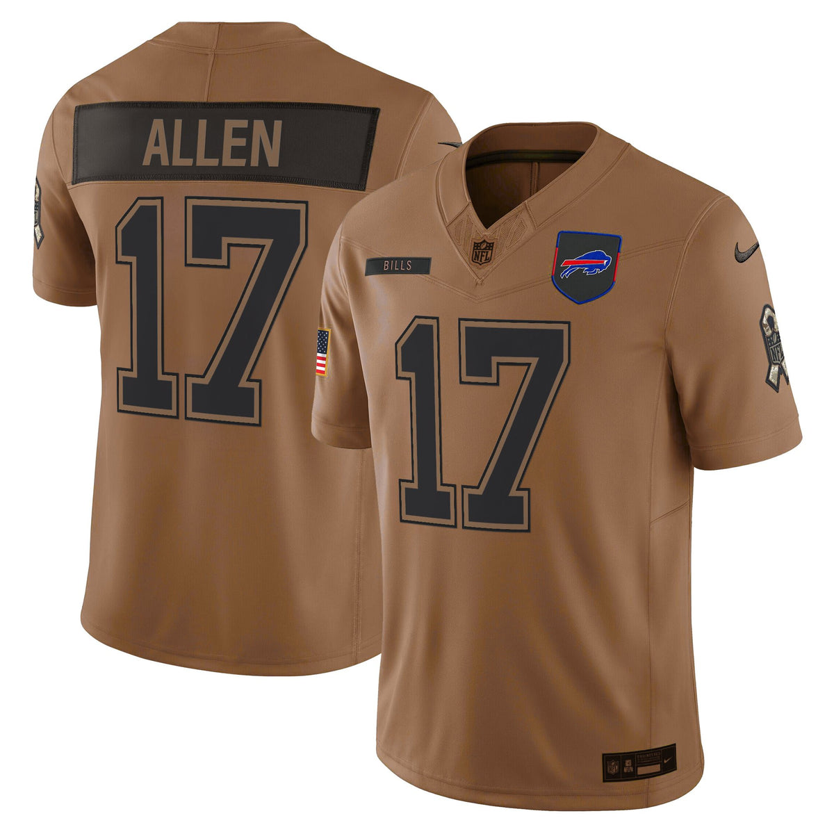 Men's Buffalo Bills 2025 Salute to Service Vapor Limited Jersey - All Stitched