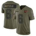 Tampa Bay Buccaneers 2025 Salute to Service Vapor Limited Jersey - All Stitched
