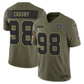 Las Vegas Raiders 2025 Salute to Service Vapor Limited Jersey - All Stitched