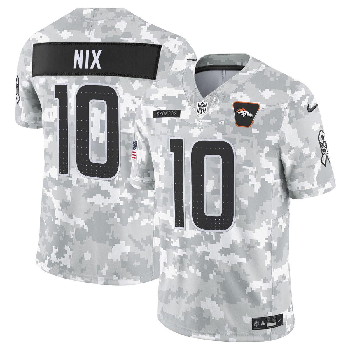 Men's Denver Broncos 2025 Salute to Service Vapor Limited Jersey - All Stitched