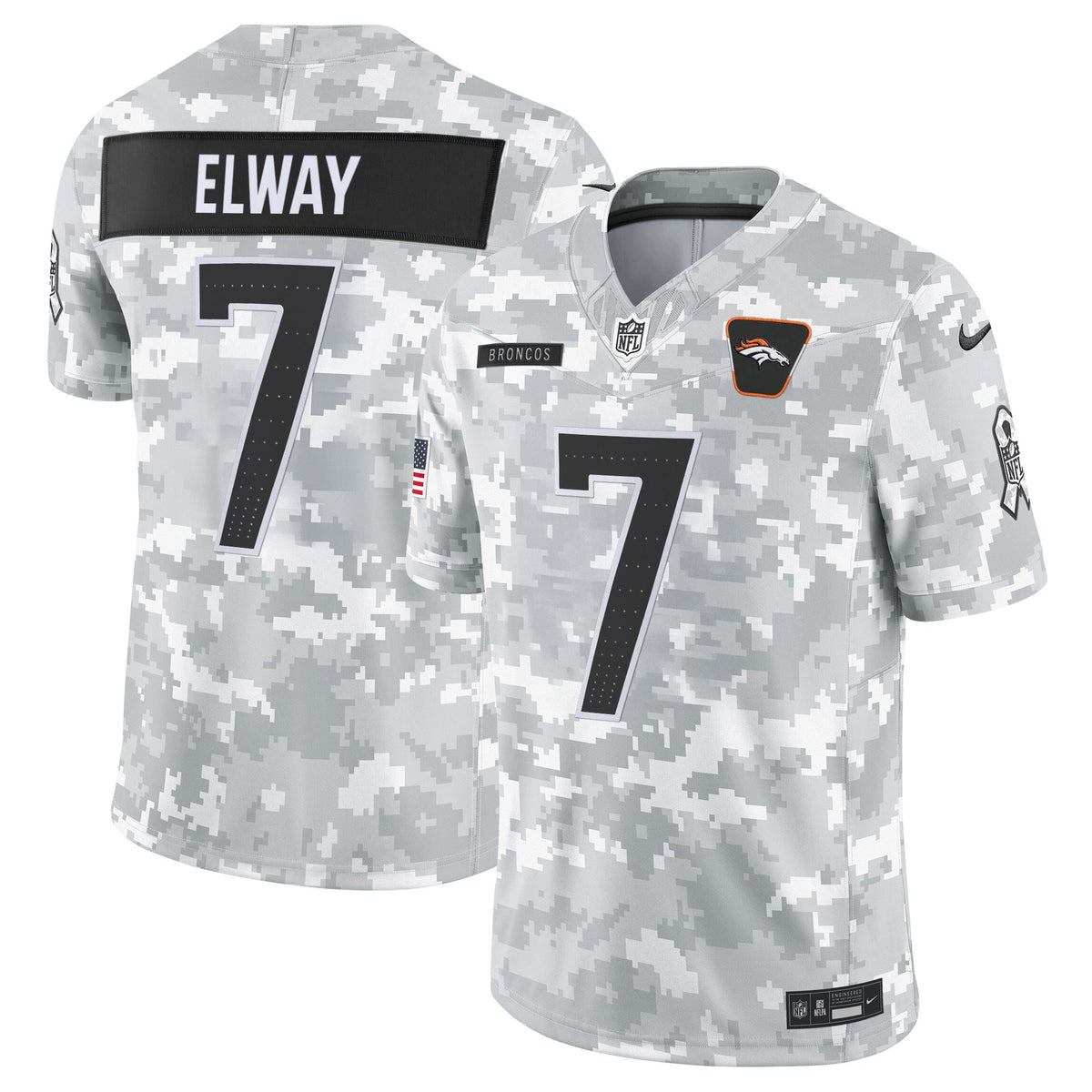 Men's Denver Broncos 2025 Salute to Service Vapor Limited Jersey - All Stitched