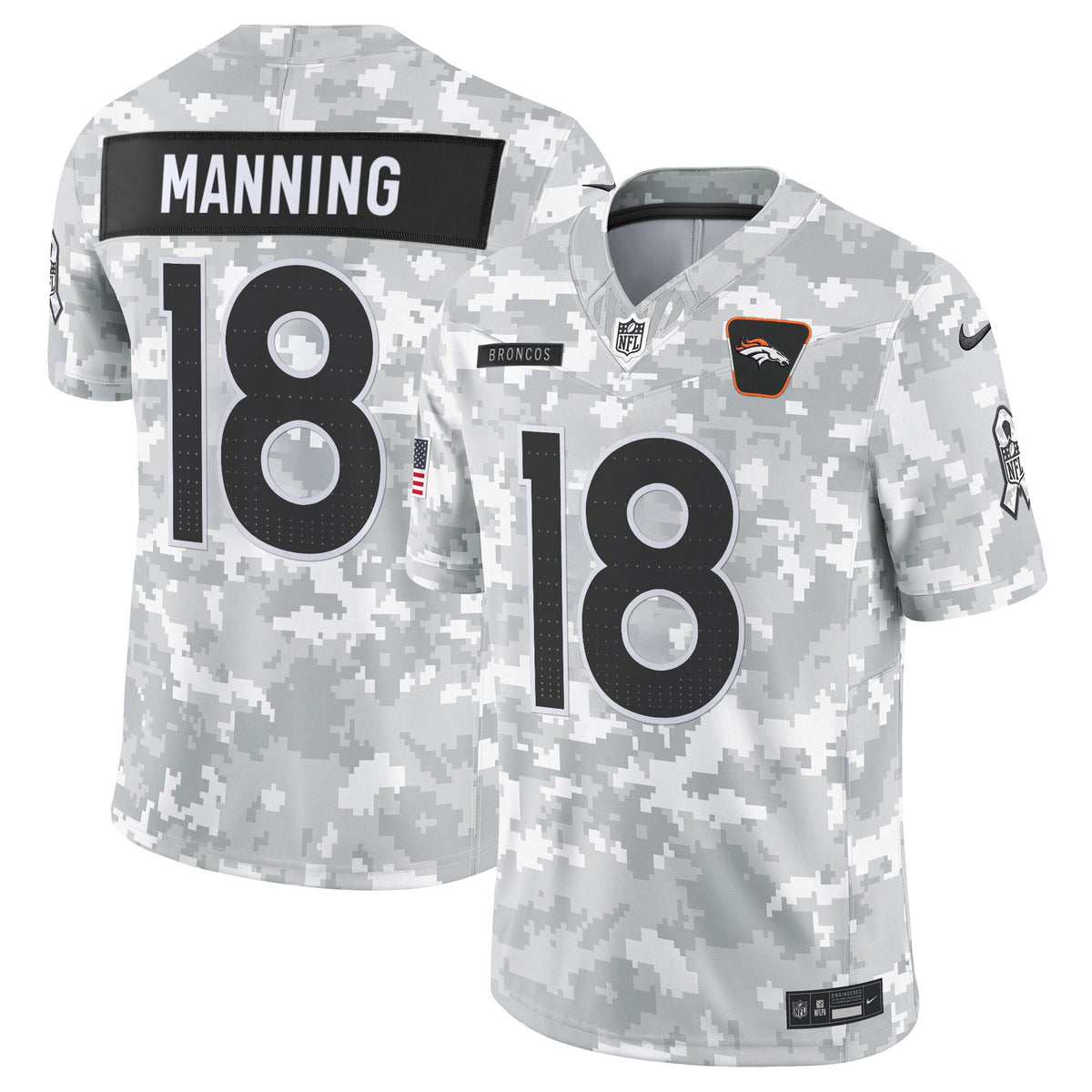 Men's Denver Broncos 2025 Salute to Service Vapor Limited Jersey - All Stitched