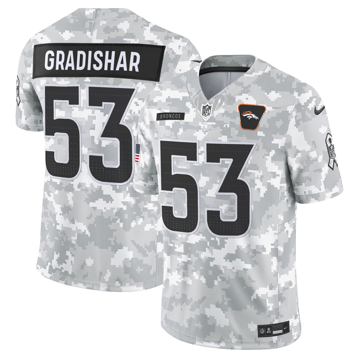 Men's Denver Broncos 2025 Salute to Service Vapor Limited Jersey - All Stitched