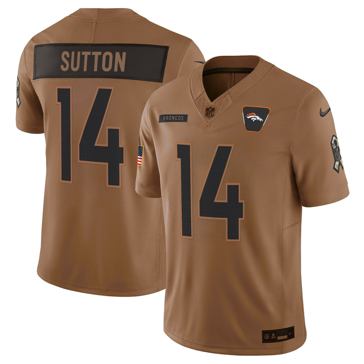Men's Denver Broncos 2025 Salute to Service Vapor Limited Jersey - All Stitched